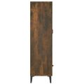 vidaXL Kredenc dymový dub 70x31x115 cm spracované drevo