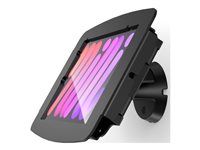 Montážna sada (kryt) - odhalená kamera a tlačidlá, naklápanie - pre tablet - uzamykateľný - hliník - čierna - veľkosť obrazovky: 8.3" - montáž na stenu