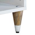 VidaXL TV skrinka 100x33,5x46 cm Masívne drevo Mango
