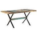 vidaXL Jedálenský stôl 160x80x76 cm, recyklovaný masív