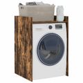 vidaXL Kabinet na práčku Dymová dub 67,5 x 62 x 97 cm Kompozitné drevo