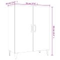 vidaXL Komoda hnedý dub 70x34x90 cm spracované drevo