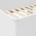 vidaXL Poschodová posteľ pre deti Biela 100 x 200 cm Kompozitné drevo