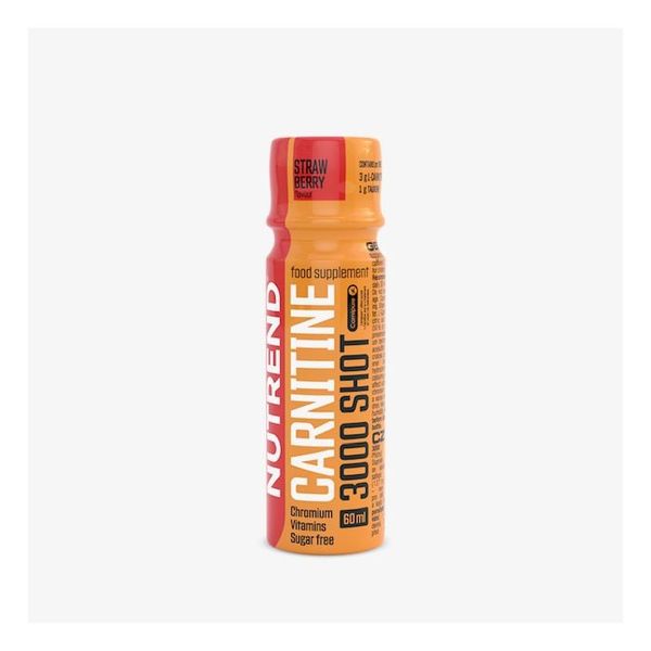 Carnitine 3000 Shot - Nutrend, jahoda, 60 ml
