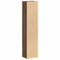 vidaXL CD skrinky 2 ks hnedý dub 21x16x93,5 cm spracované drevo