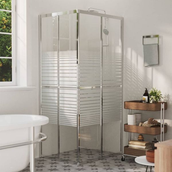 vidaXL Sprchový kút ESG 90x70x180 cm