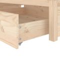 vidaXL Posteľný rám so zásuvkami 75x190 cm malé jednolôžko