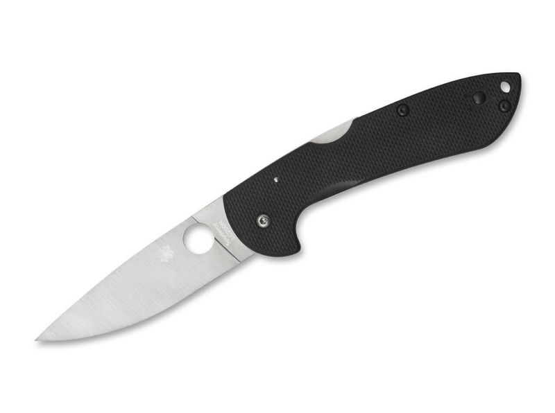 Spyderco C247GP Siren vreckový nôž 9,2 cm, Satin, čierna, G10