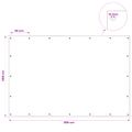 vidaXL Plachta s očkami Zelená 2 x 3 m 140 gsm PE