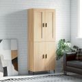 vidaXL Vysoká skrinka dub sonoma 69,5x34x180 cm spracované drevo