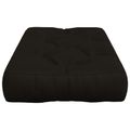 vidaXL Vankúš na paletu VIANEN 100% polyester Čierna 120 x 40 x 12 cm