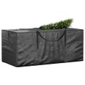 vidaXL Úložná taška na vianočný stromček čierna 150x75x75cm polyetylén