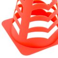 vidaXL Futbalové kužele 6 ks stohovateľné oranžové 13x13x22,5 cm