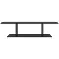 vidaXL Zostava TV skriniek 103 x 30 x 26,5 cm Čierna Kompozitné drevo