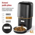Dávkovač krmiva EMOS H6001 Pet Care, 4 l, čierny