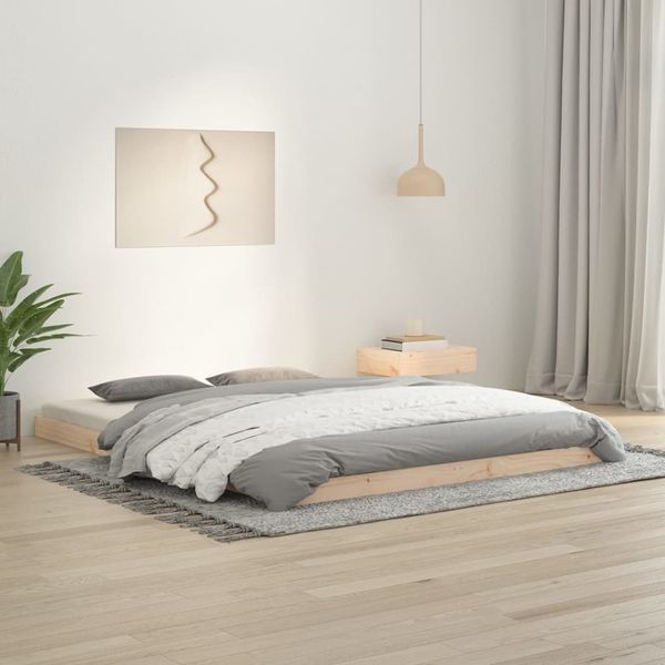 vidaXL Rám postele 150x200 cm King Size masívna borovica