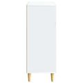 vidaXL Servírovacia skriňa Biela 66 x 34,5 x 90 cm Kompozitné drevo