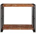 vidaXL Konzolový stôl 90 x 33 x 75 cm Masívne obnovené drevo