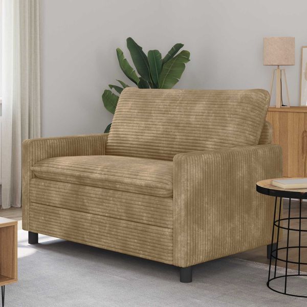 vidaXL Pohovka Sivohnedá 126 x 81 x 87,5 cm Polyester