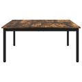 vidaXL Konferenčný stolík Dymová dub 100 x 100 x 45 cm