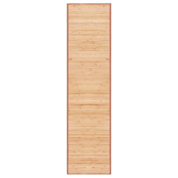 vidaXL Koberec bambusový 80x300 cm hnedý