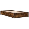 vidaXL Rám postele Dymový dub 80 x 200 cm Kompozitné drevo