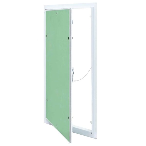 vidaXL Access Panel Zelená a strieborná 35 x 55 cm