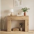 vidaXL Konferenčný stolík Dub artisan 102 x 35 x 75 cm