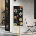 vidaXL Stánky na výstavy 2 ks Zlatá 30 x 23,5 x 210 cm Oceľ