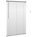 vidaXL Žalúzia Strieborná šedá 150 x 80 cm 25 mm PVC