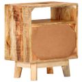 vidaXL Nočný stolík 40x30x50 cm, surové mangové drevo