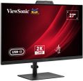 ViewSonic VG2741V-2K 27" QHD SuperClear® IPS/120Hz/ HDMI, DP, 5MP Webcam, microphone, USB, USB-C 15W, repro LCD monitor, 27", QHD 2560×1440, 120Hz, USB-C, Windows Hello, 5MP webkamera, mikrofony, reproduktory, ergonomický
