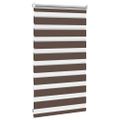 vidaXL Zebrová roleta 50,9x100 cm Šírka látky 46,7 cm, kávová