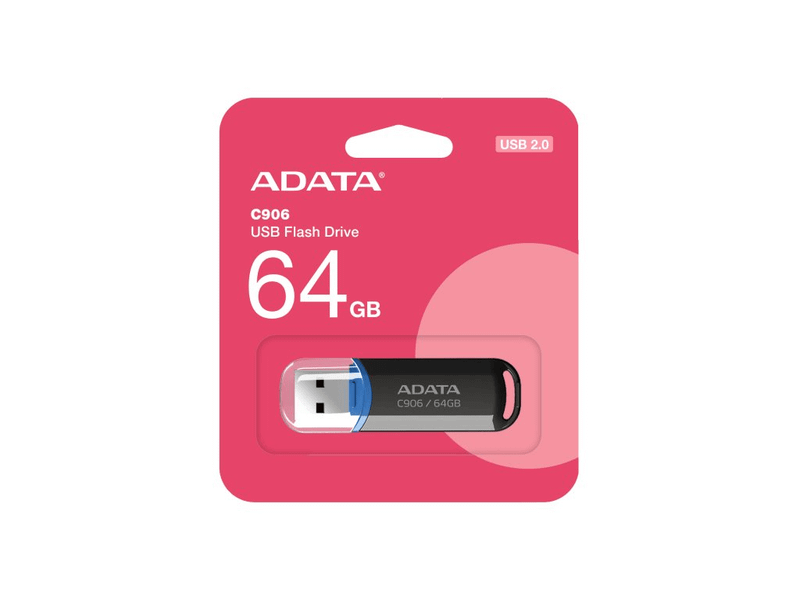 AC906-64G-RBK ADATA C906/64GB/USB 2.0/USB-A/Černá