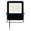 LED reflektor VISIO čierny, 100 W neutrálna biela