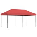 vidaXL Párty stan 292 x 580 x 315 cm Vínovo červená Oxfordská látka