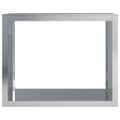 vidaXL Regál na krbové drevo 100x40x80 cm, pozinkovaná oceľ