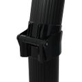 vidaXL Skladacia solárna sprcha, čierna 214 cm 23 l