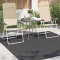 vidaXL Koberec do interiéru a exteriéru PALMERAS Antracit 120 x 120 cm