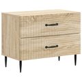 vidaXL Nočný stolík Dub sonoma 62 x 34,5 x 47,5 cm Kompozitné drevo