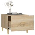 vidaXL Konferenčné stolíky 2 ks dub sonoma 50x50x40cm kompozitné drevo