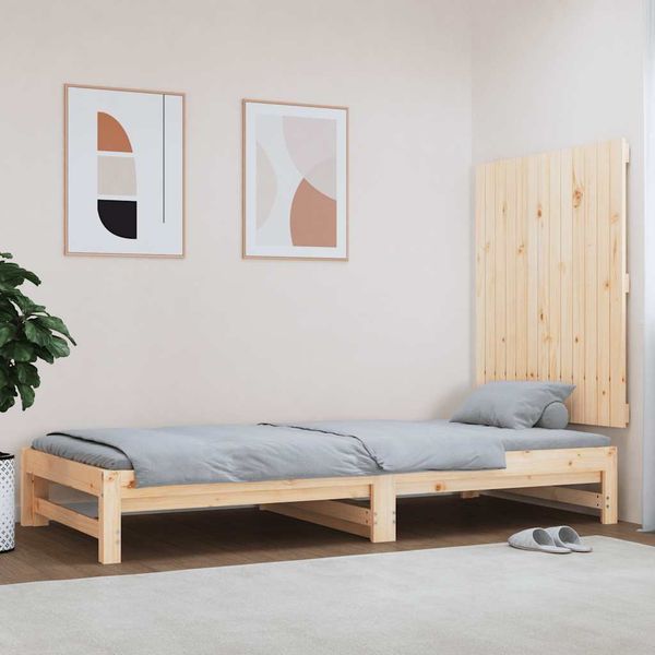 vidaXL Nástenné čelo postele 82,5x3x90 cm masívna borovica