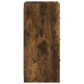 vidaXL Servírovacia skriňa Dymový dub 40 x 36 x 80 cm Kompozitné drevo