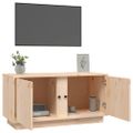 vidaXL TV skrinka 80x35x40,5 cm masívna borovica