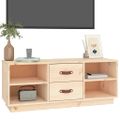 vidaXL TV skrinka 100x34x40 cm masívna borovica
