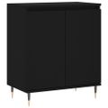 vidaXL Komoda čierna 60x35x70 cm spracované drevo