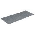 vidaXL Schodové rohože, samolepiace, 30 ks, 60x25 cm, svetlosivé, obdĺžnikové