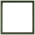vidaXL Obrubník trávnika 6 ks 40 x 40 x 13 cm Oceľ Olivovo zelená