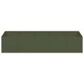 VidaXL kvetináč Olive Green 200x80x40 cm Oceľ