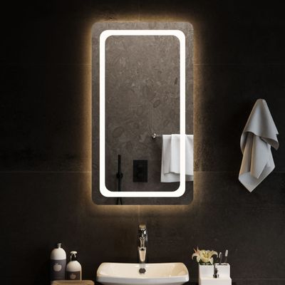 vidaXL LED kúpeľňové zrkadlo 50x90 cm